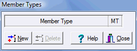 Member Types Dialog Empty