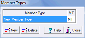 Member Types Dialog New