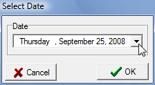 Schedule Select Date