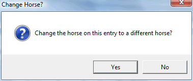 Change Horse On Entry 2