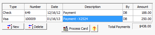 Entry Screen Process Card Btn
