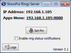 ShowPro Rings Server