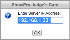 IP Address Prompt